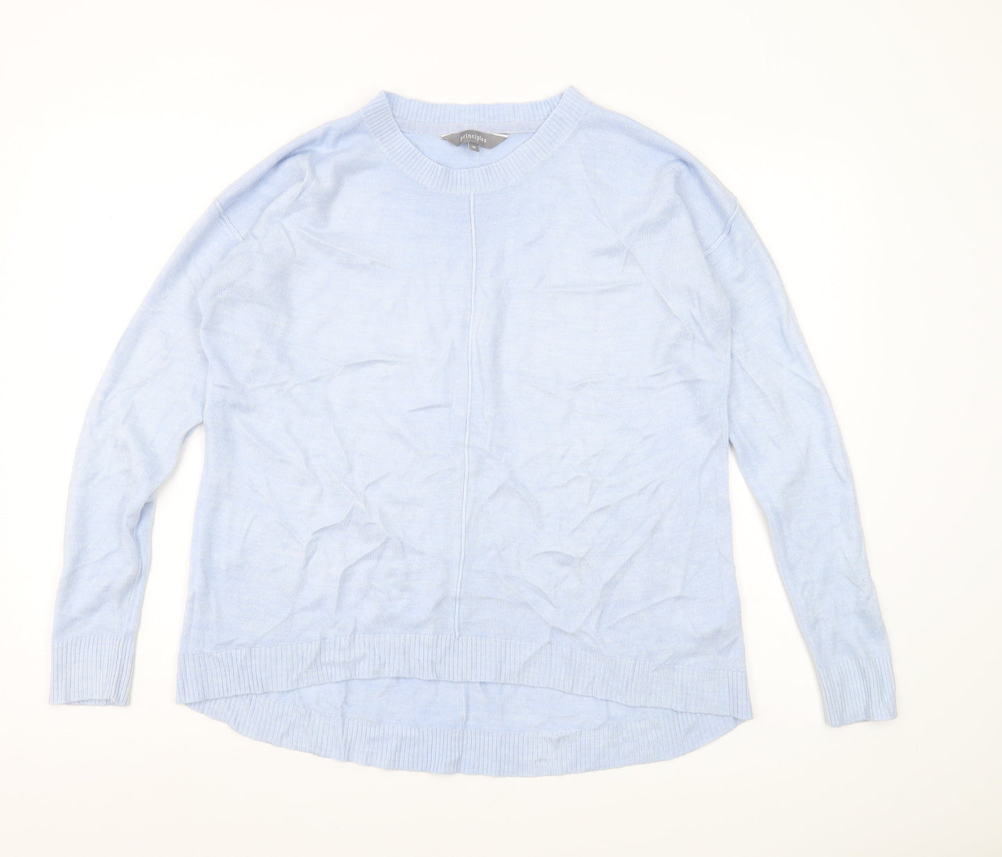 Womens UK Size 10 Principles Blue Pullover Jumper
