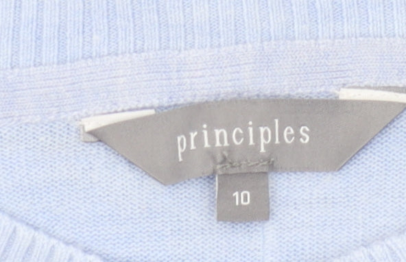 Womens UK Size 10 Principles Blue Pullover Jumper