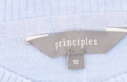 Womens UK Size 10 Principles Blue Pullover Jumper