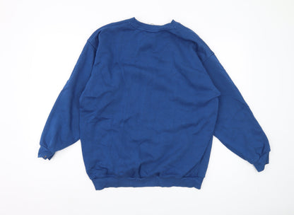 Nike Boys Blue Pullover Sweatshirt XL with Logo Accent