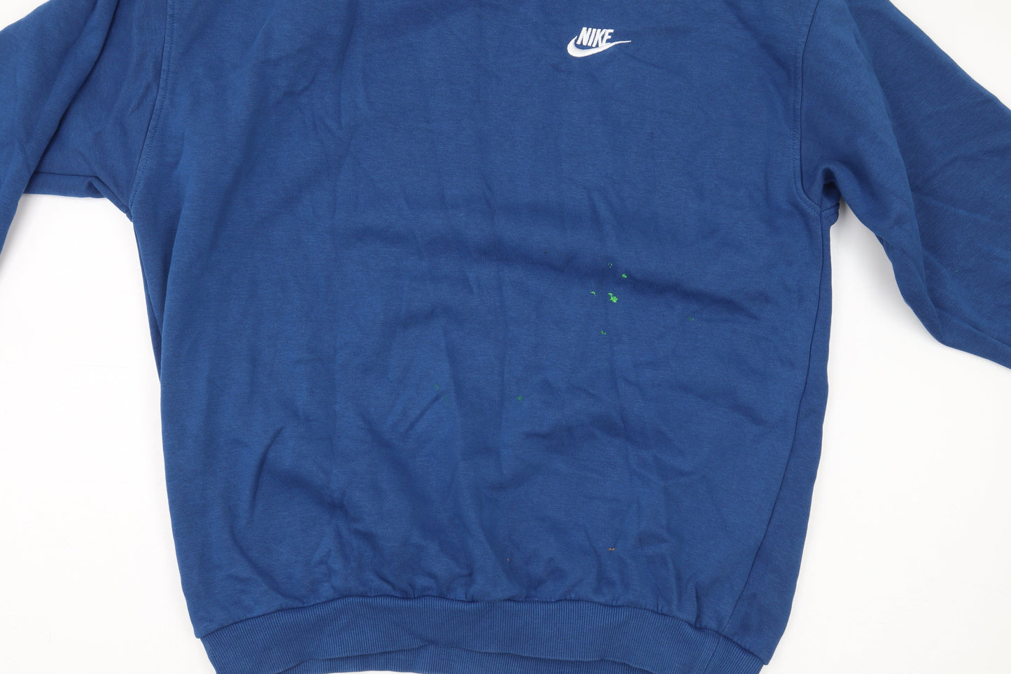 Nike Boys Blue Pullover Sweatshirt XL with Logo Accent