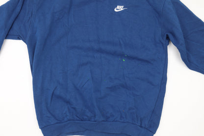 Nike Boys Blue Pullover Sweatshirt XL with Logo Accent