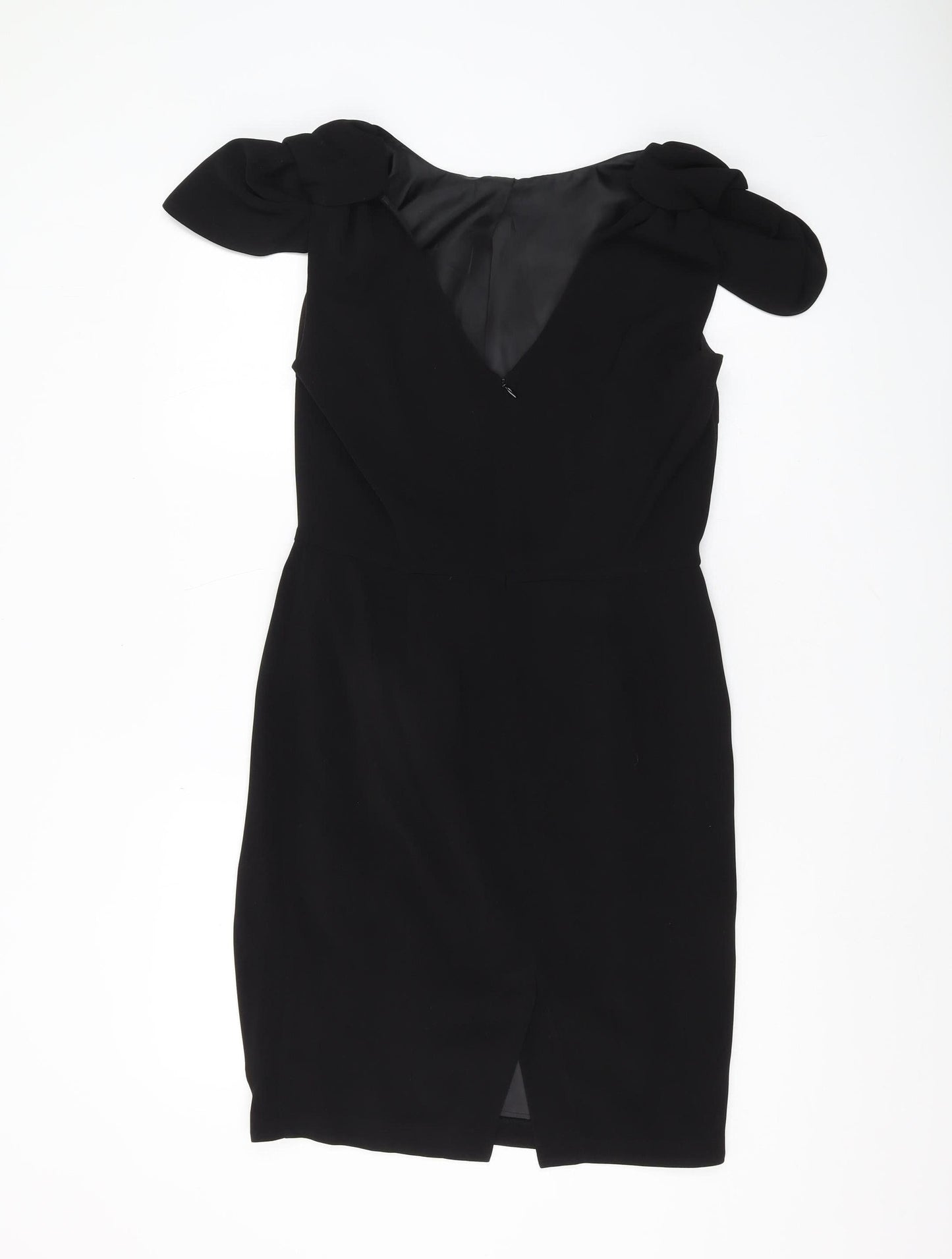 Marks and Spencer Black Sheath Dress Size 10 Women
