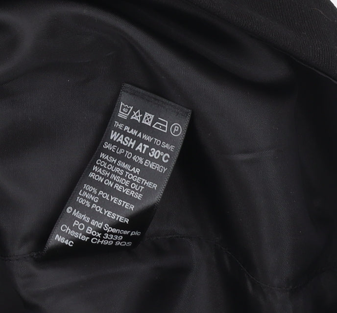 Marks and Spencer Black Sheath Dress Size 10 Women