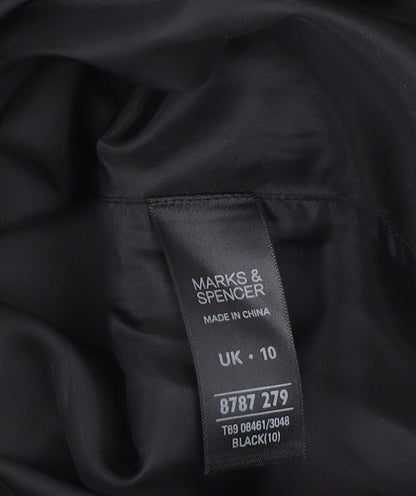 Marks and Spencer Black Sheath Dress Size 10 Women
