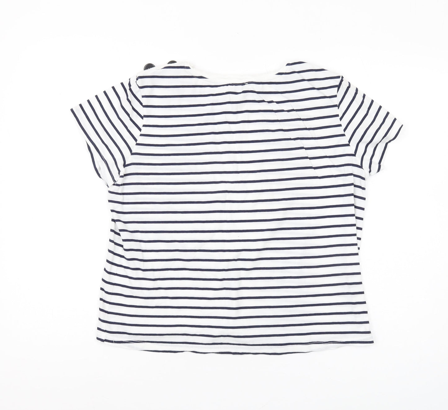 Womens UK Size 12 Warehouse White  T-Shirt