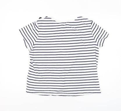 Womens UK Size 12 Warehouse White  T-Shirt