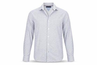 Tommy Hilfiger Men's Blue Check Button-Up Shirt M