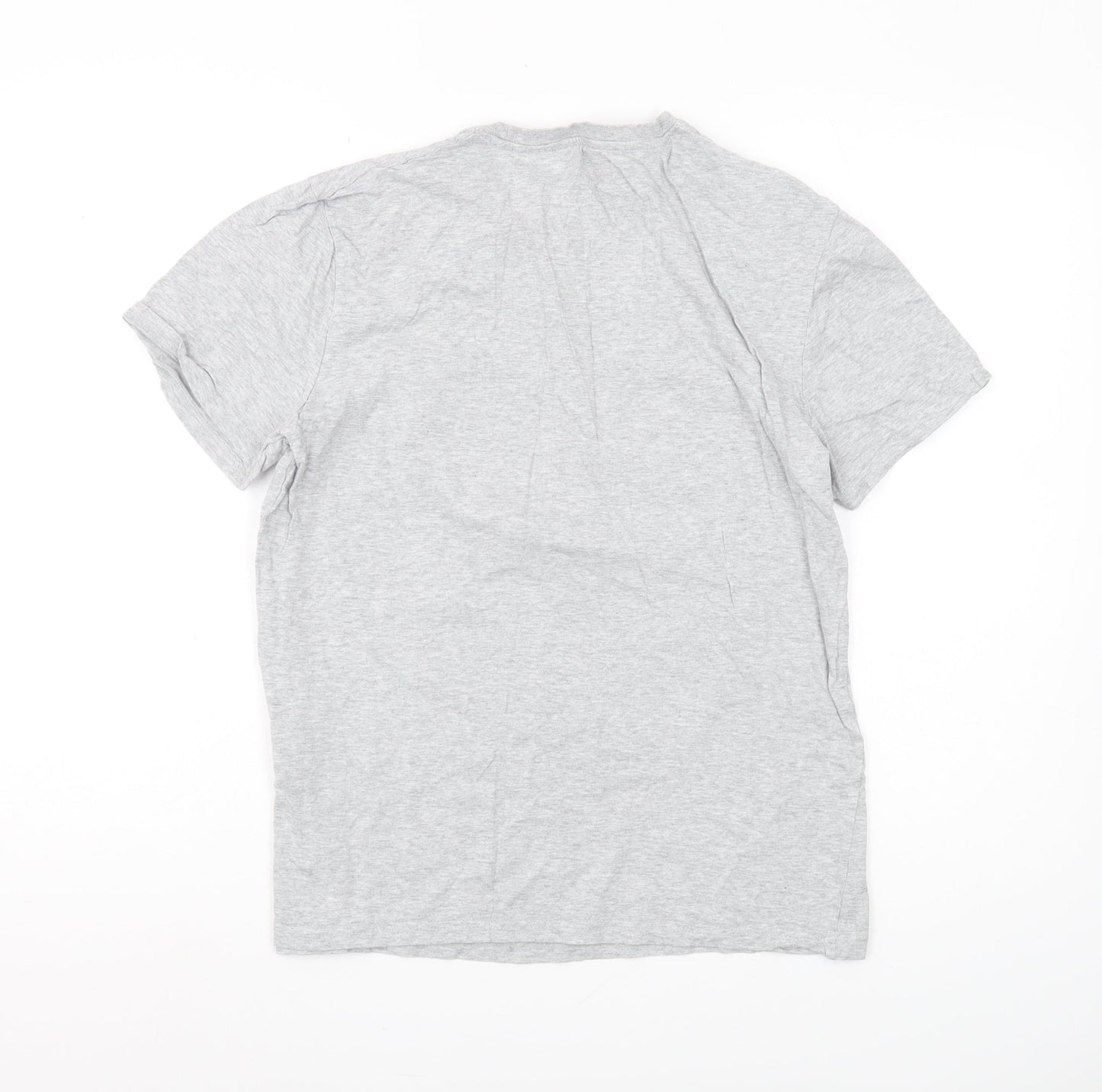 Peppa Pig Grey Graphic T-Shirt, Unisex Adults, S, Fun Cartoon Print