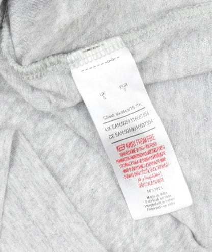 Peppa Pig Grey Graphic T-Shirt, Unisex Adults, S, Fun Cartoon Print