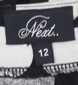 Womens UK Size 12 NEXT Black  T-Shirt