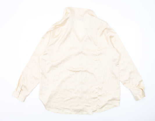 ASOS DESIGN Women's Beige Blouse Size 12