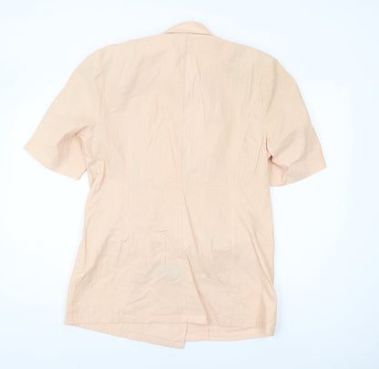 C&A Women's Beige Blazer Size 10 - Stylish Workwear