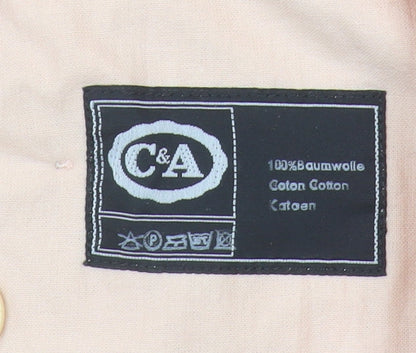 C&A Women's Beige Blazer Size 10 - Stylish Workwear