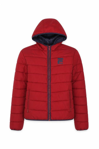 Womens UK Size S FILA Red Puffer Jacket