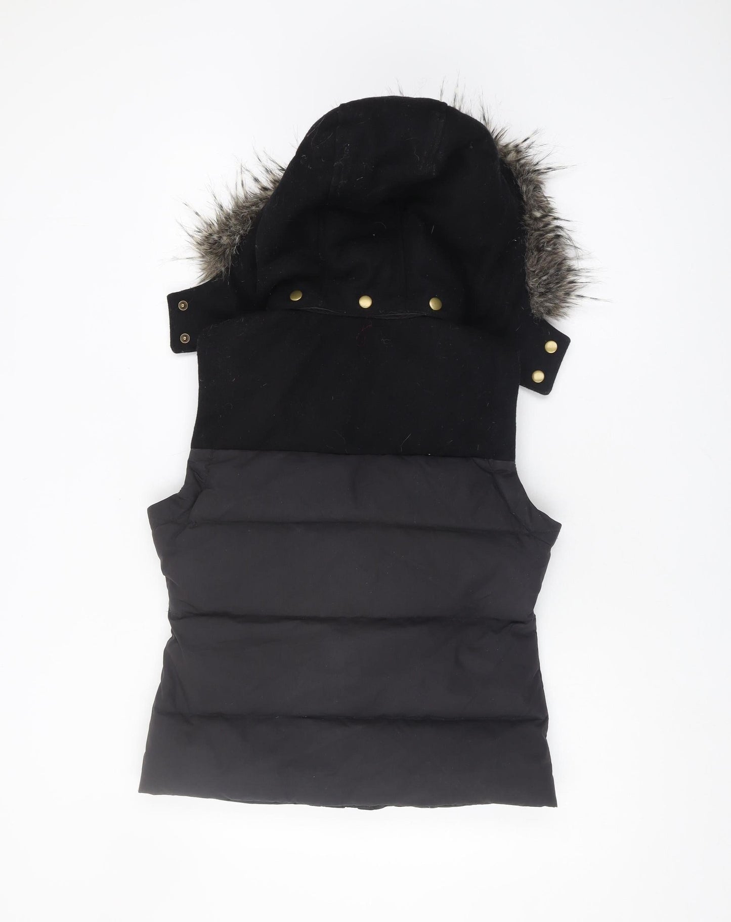 Womens UK Size 10 Jack Wills Black Puffer Jacket