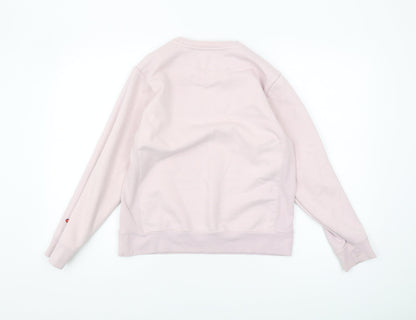 Champion Womens Pink Pullover Sweatshirt L