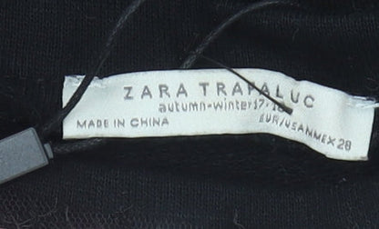 Zara Women's Black Sequin Pullover Sweatshirt Size 0