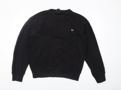 Mens UK Size S Money Black Pullover Sweatshirt