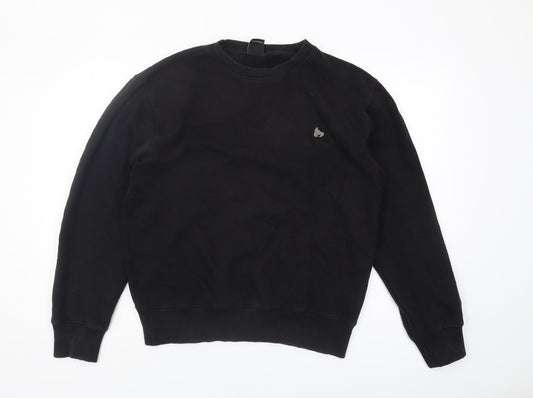 Mens UK Size S Money Black Pullover Sweatshirt