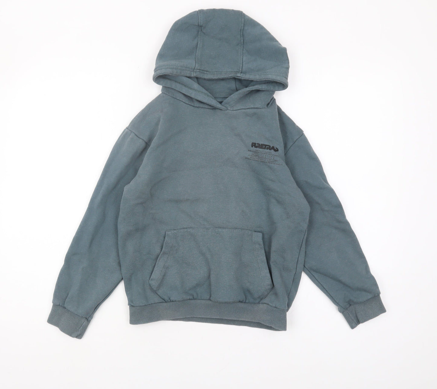 Firetrap Boys Green Pullover Hoodie, 9-10 Years, Casual Essential