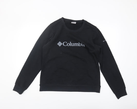 Columbia Black Sweatshirt Unisex Adults Medium