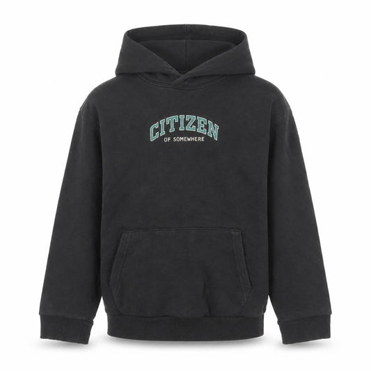 Marks and Spencer Boys Black Hoodie 9-10 Years