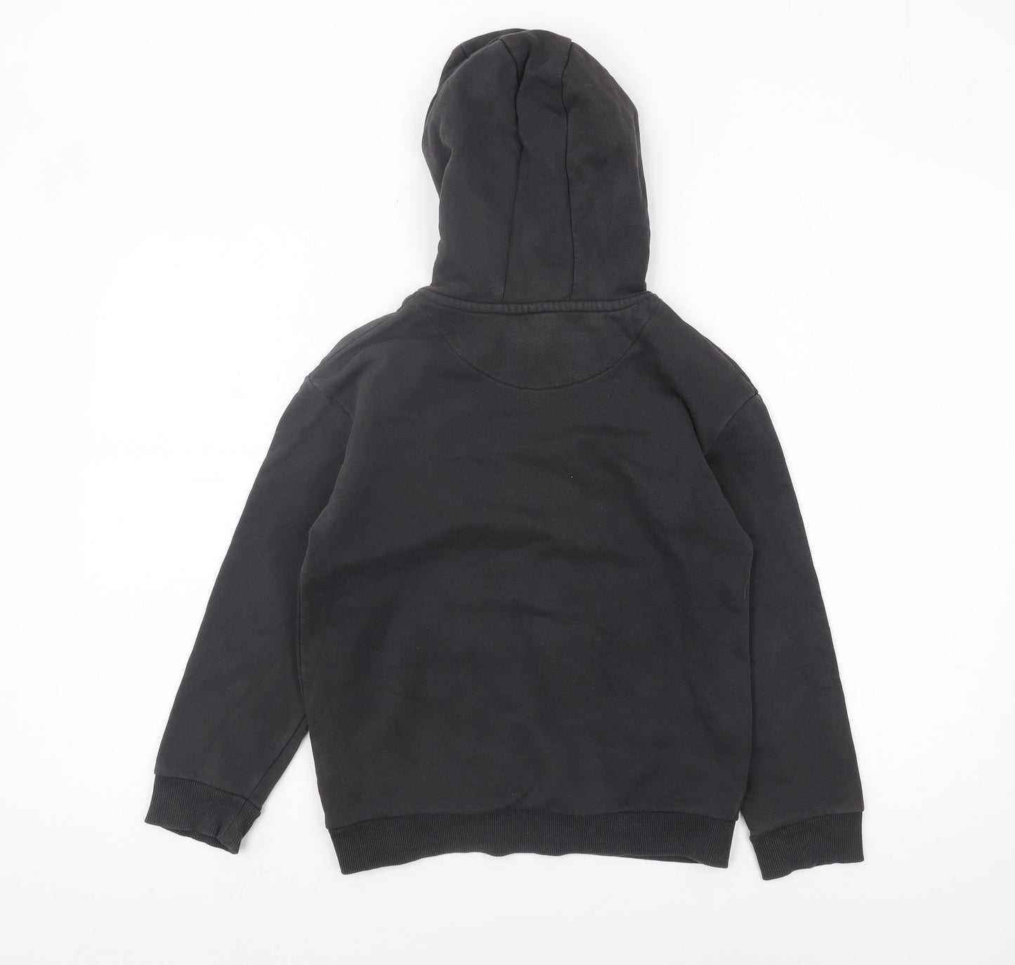 Marks and Spencer Boys Black Hoodie 9-10 Years
