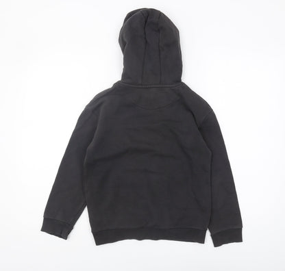 Marks and Spencer Boys Black Hoodie 9-10 Years