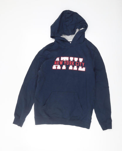 Terranova Boys Blue Pullover Hoodie Size 14+ with Logo