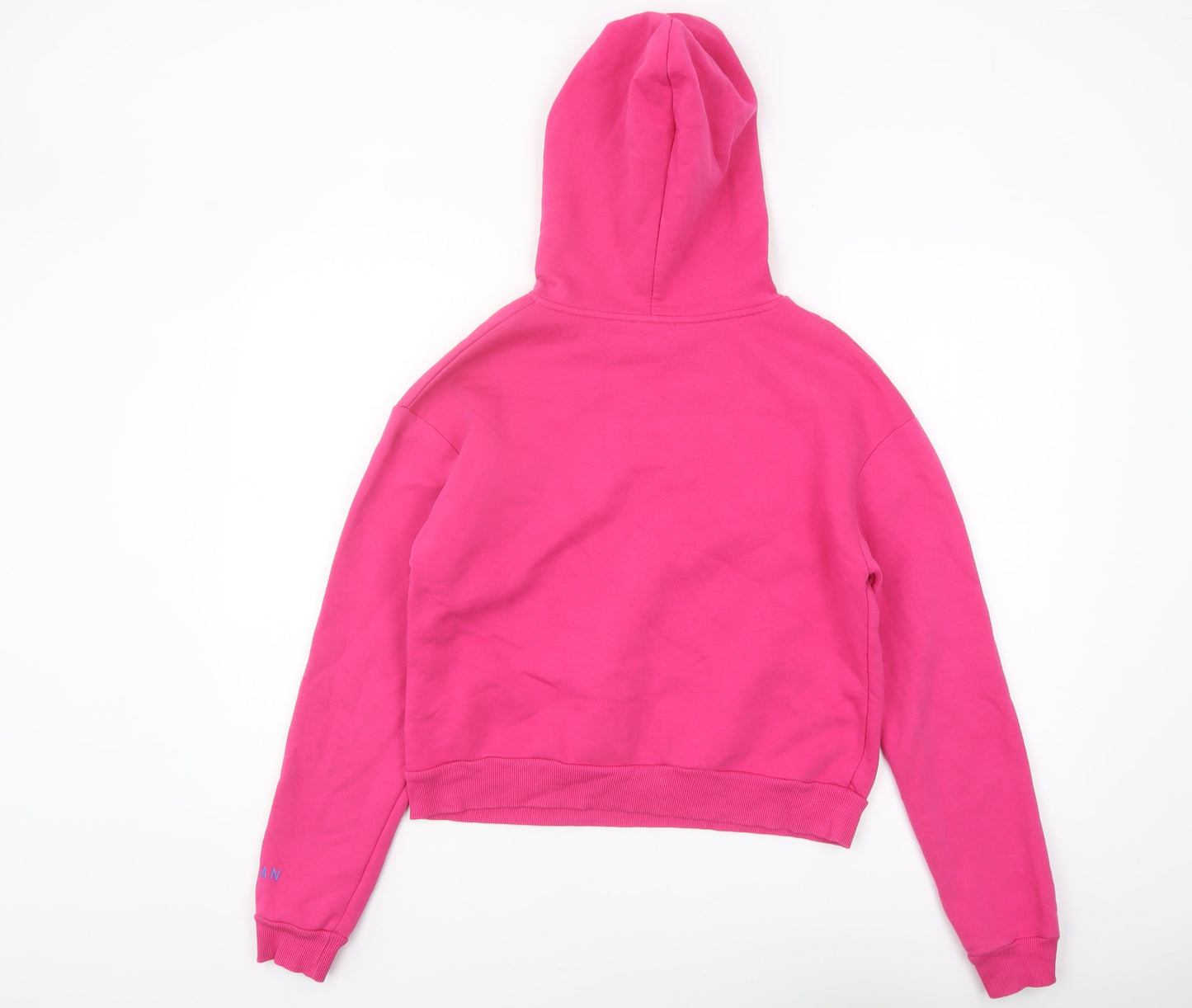 New Look Girls Pink Pullover Hoodie 14-15 Years Cotton Blend