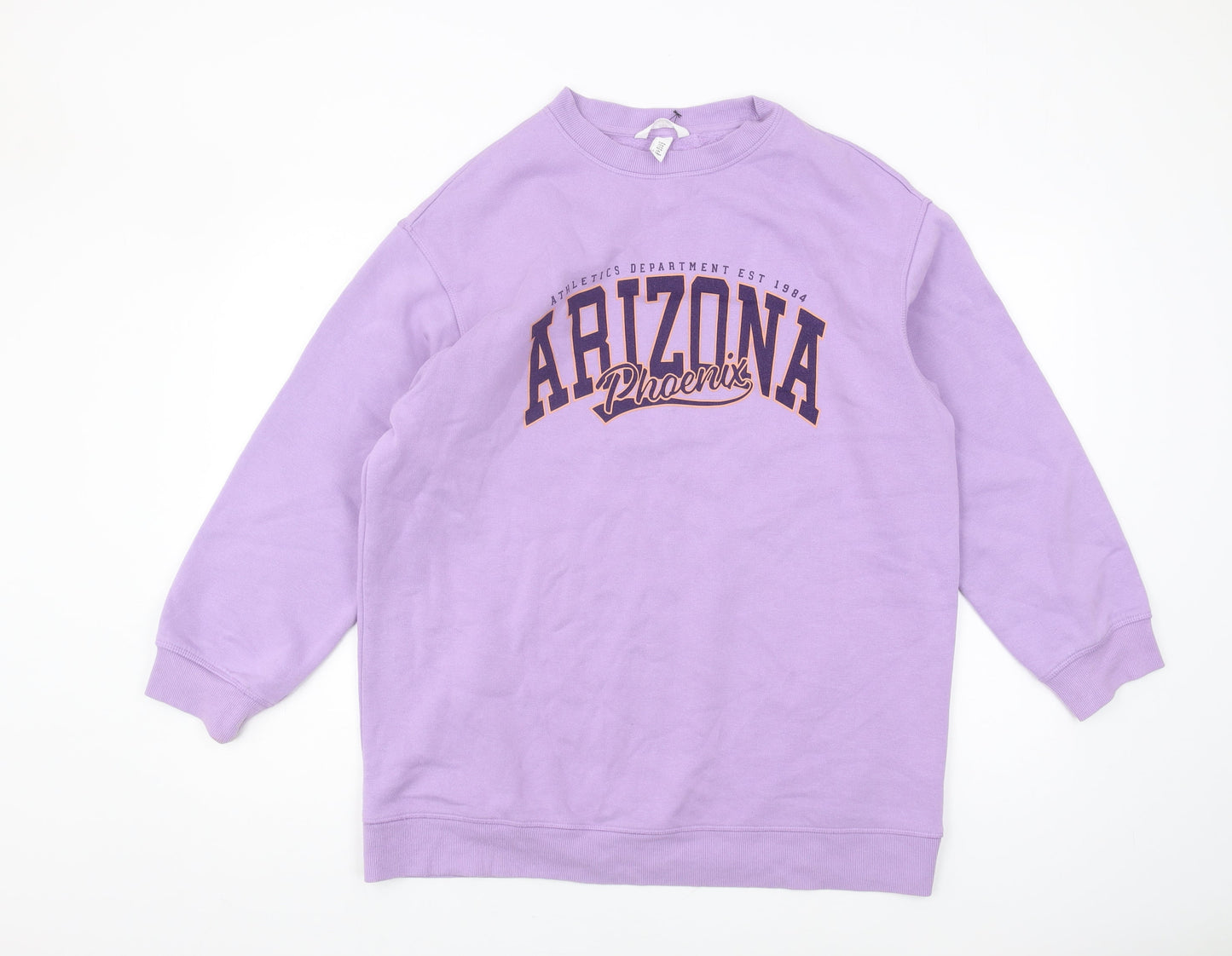 H&M Women's Purple Pullover Sweatshirt Size 12