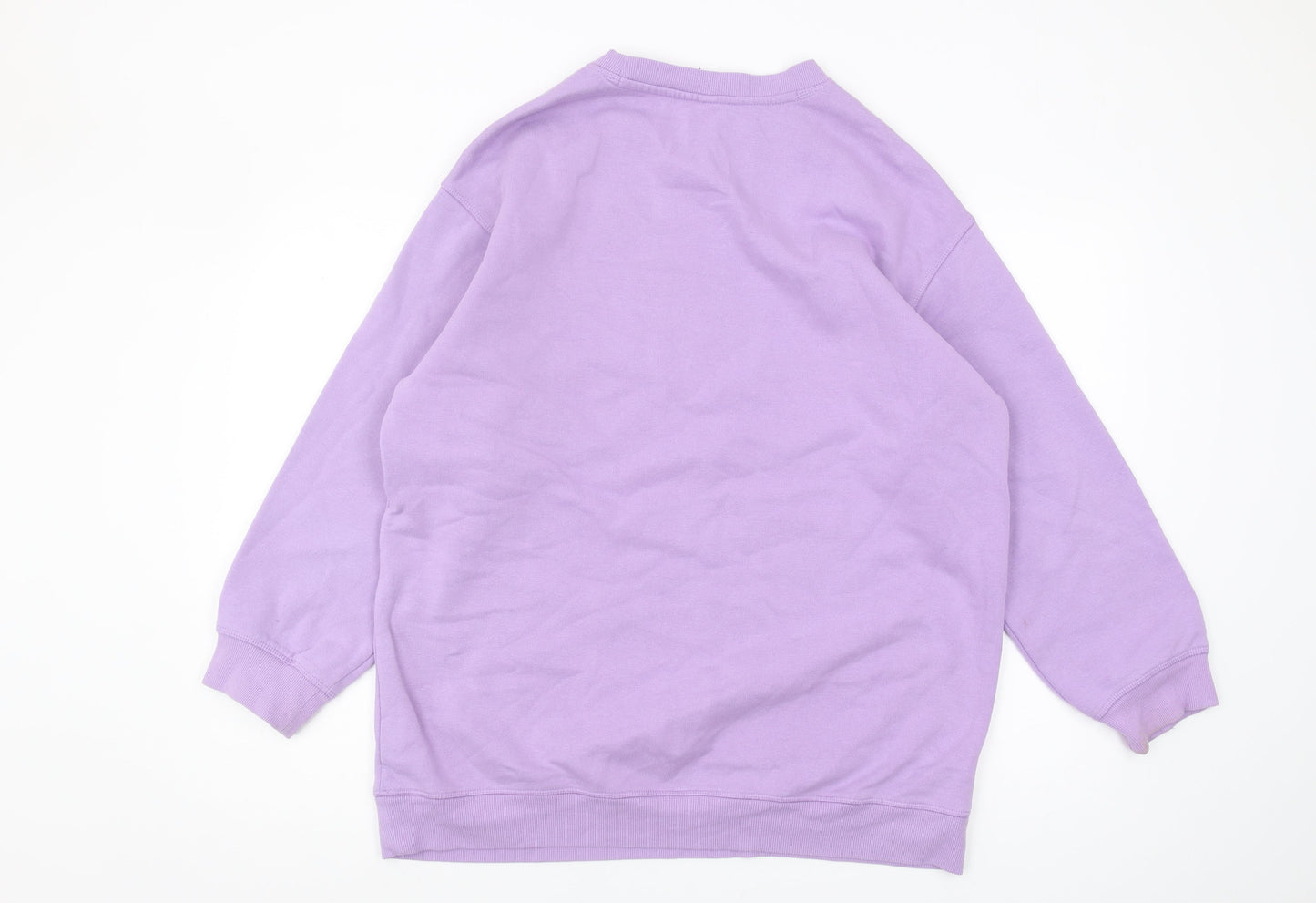 H&M Women's Purple Pullover Sweatshirt Size 12