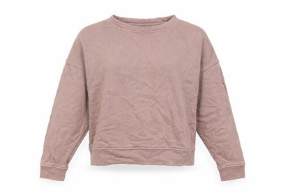 Oysho Women's Brown Cotton Pullover Sweatshirt Size 8