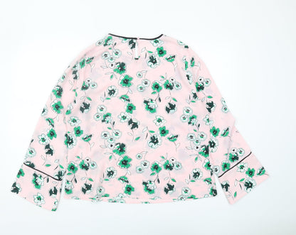 Womens UK Size 16 Marks and Spencer Pink  Blouse
