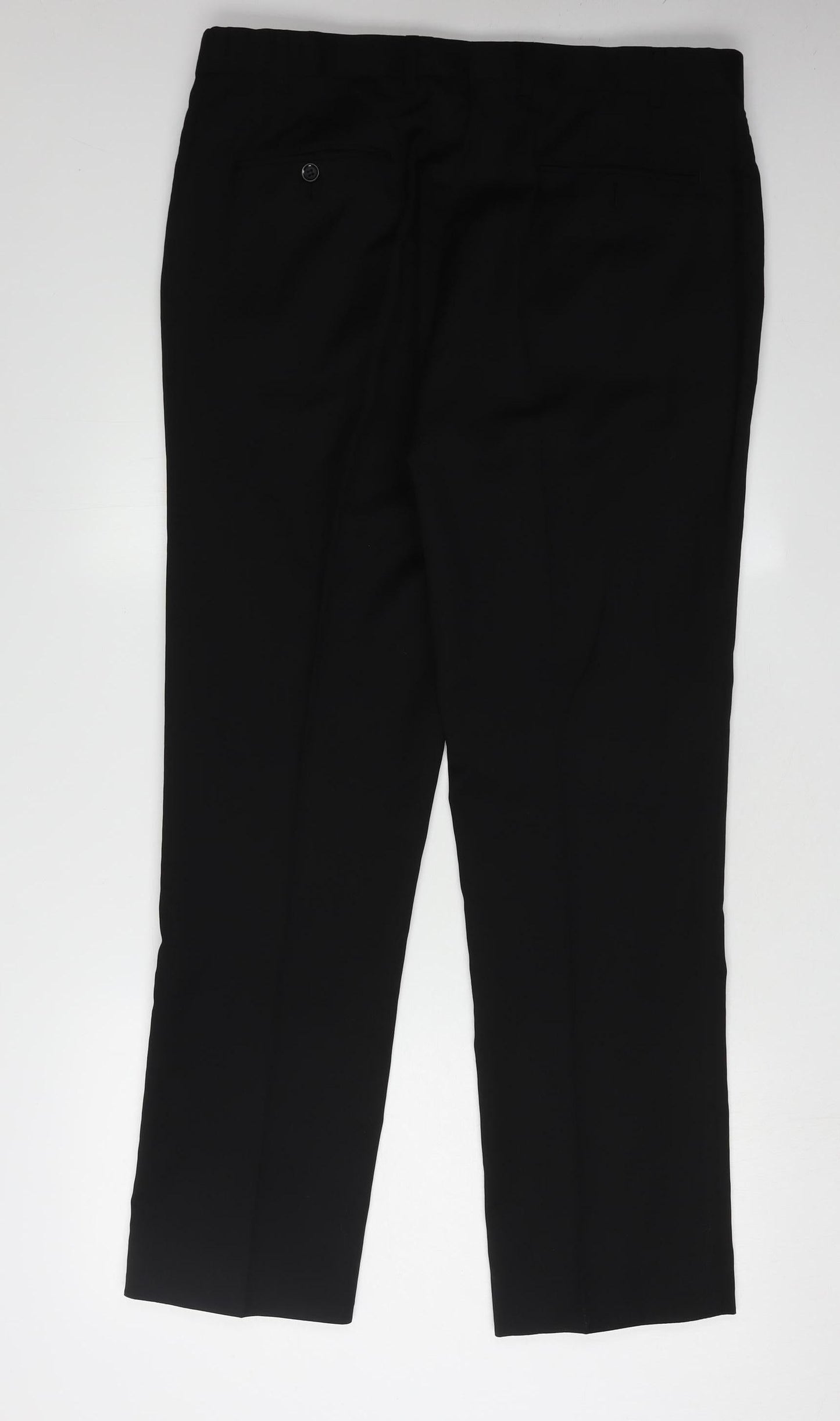 Skopes Men's Black Regular Fit Trousers, Size 36