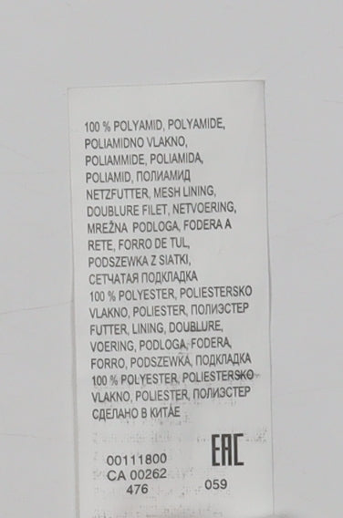 Barbara Lebek Women's Silver Windbreaker Jacket Size 14