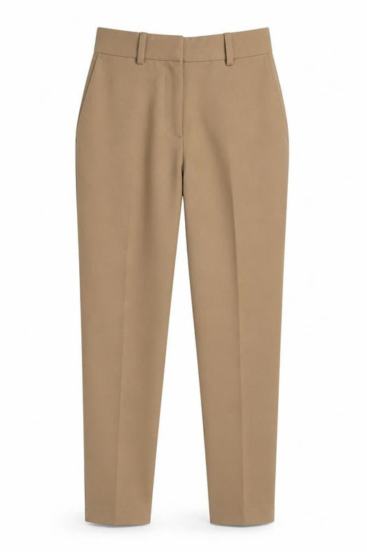 Womens UK Size 8 H&M Regular Fit Casual Beige Trousers