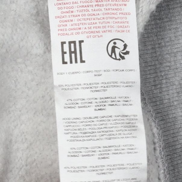 Tokyo Laundry Men's Grey Pullover Hoodie, Size M