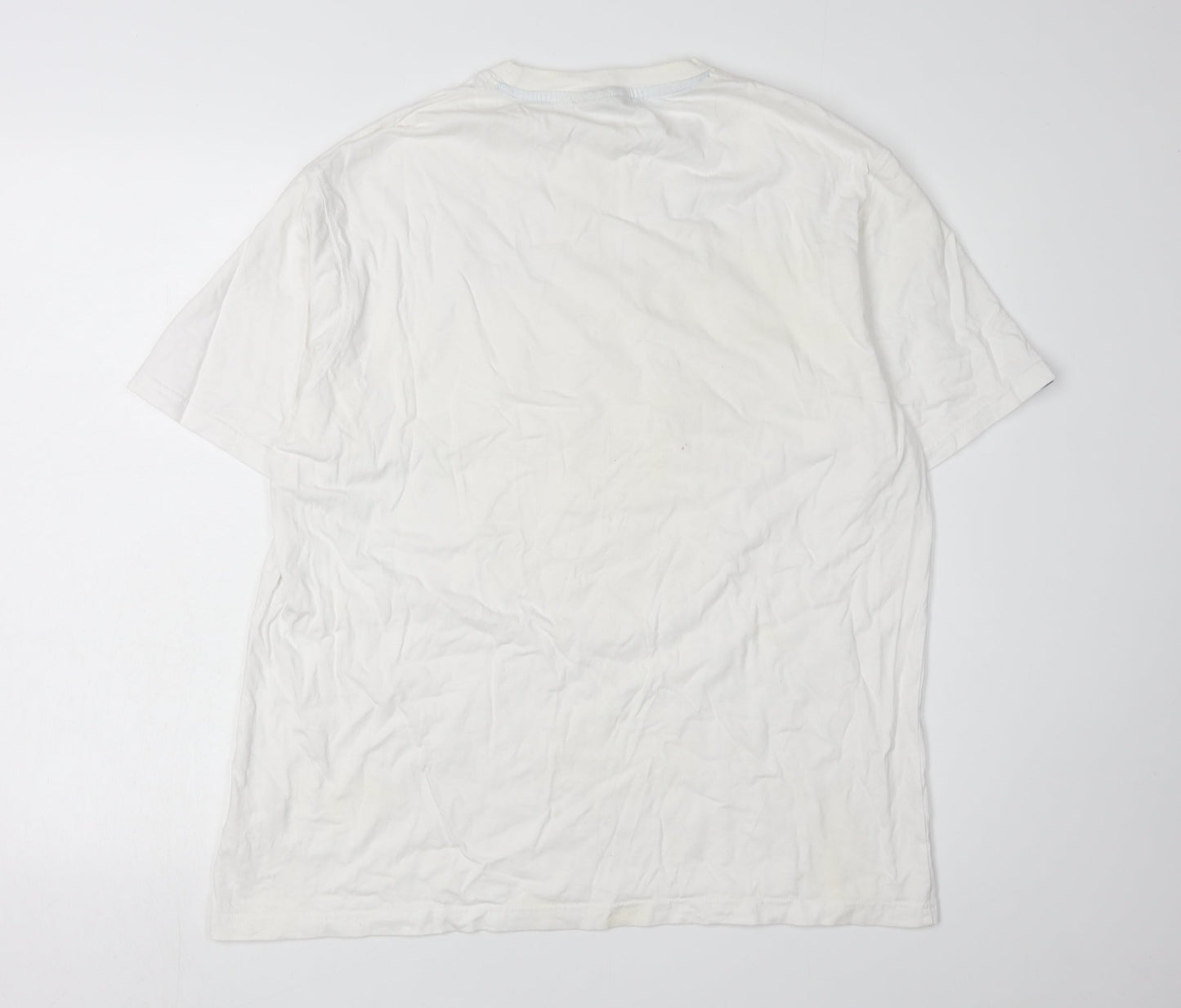 McKenzie Men's Graphic White T-Shirt Size L