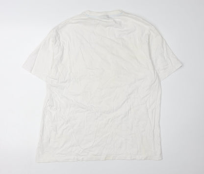 McKenzie Men's Graphic White T-Shirt Size L