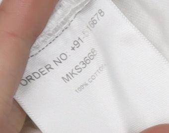 McKenzie Men's Graphic White T-Shirt Size L