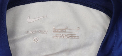 Nike Boys White Football Jersey Short Sleeve Medium