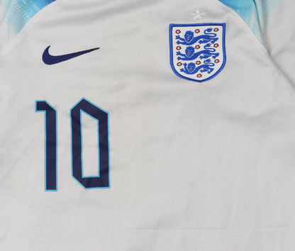 Nike Boys White Football Jersey Short Sleeve Medium
