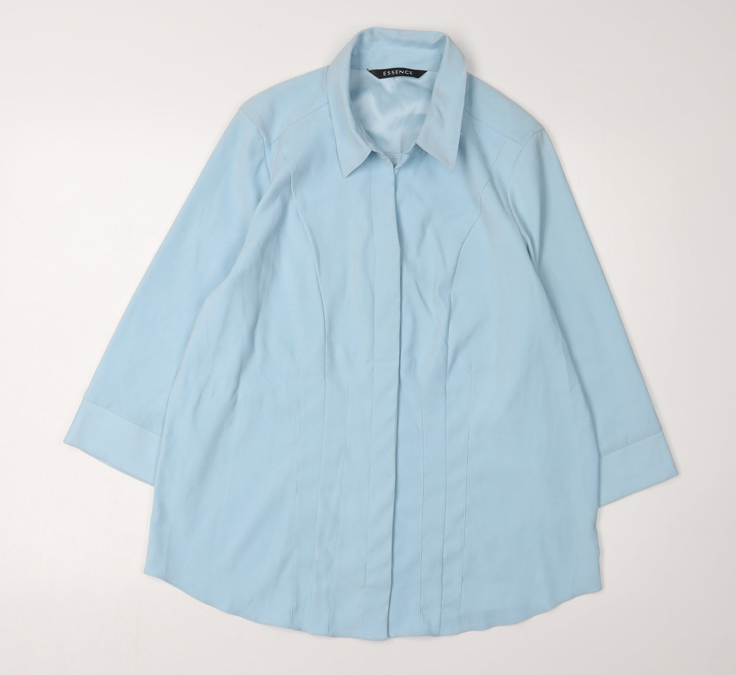 Womens UK Size 16 essence Blue  Blouse