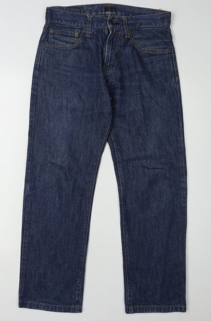 Often Unisex Blue Straight-Leg Jeans, Size 12