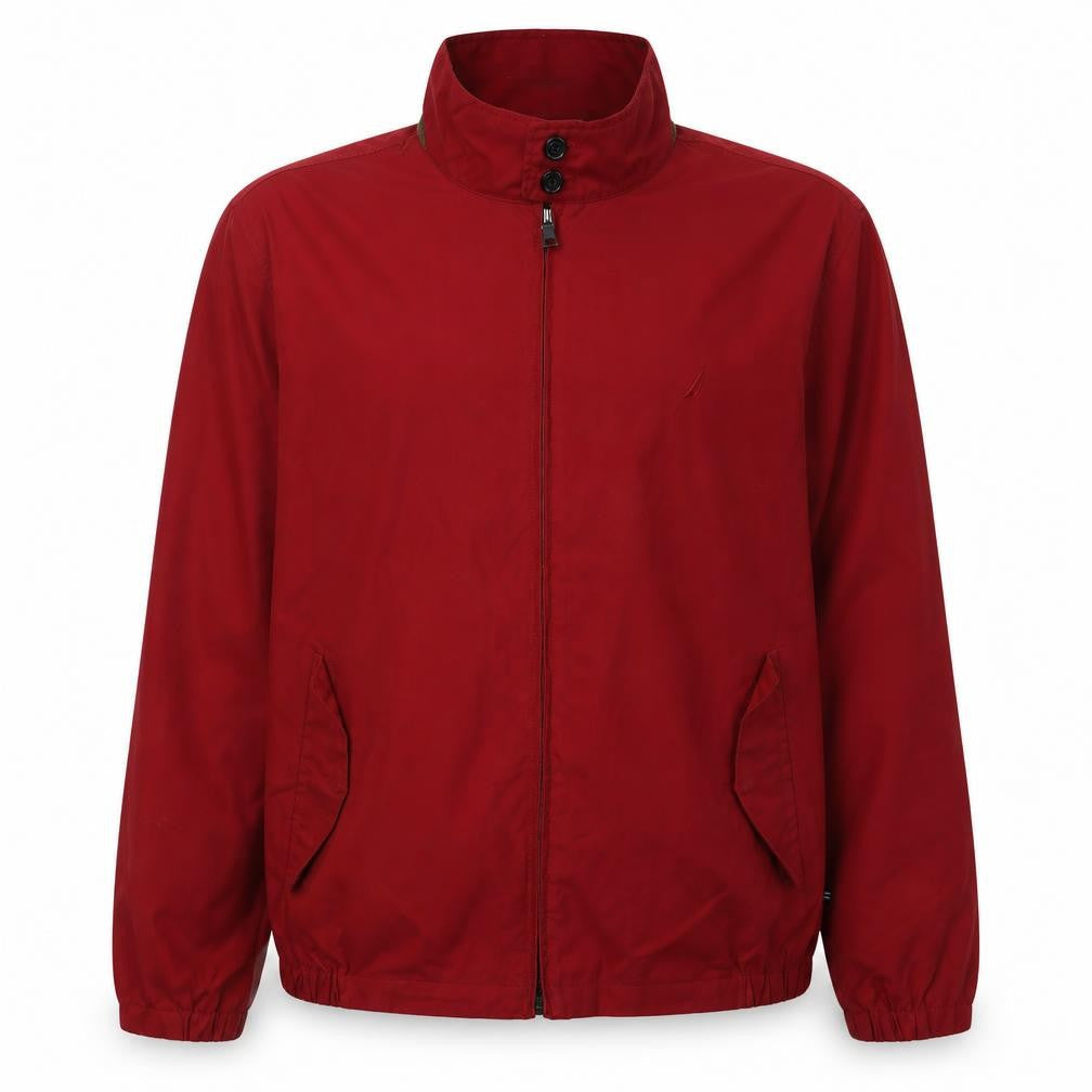 Mens UK Size L Nautica Red Basic Jacket