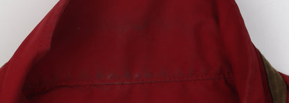 Mens UK Size L Nautica Red Basic Jacket
