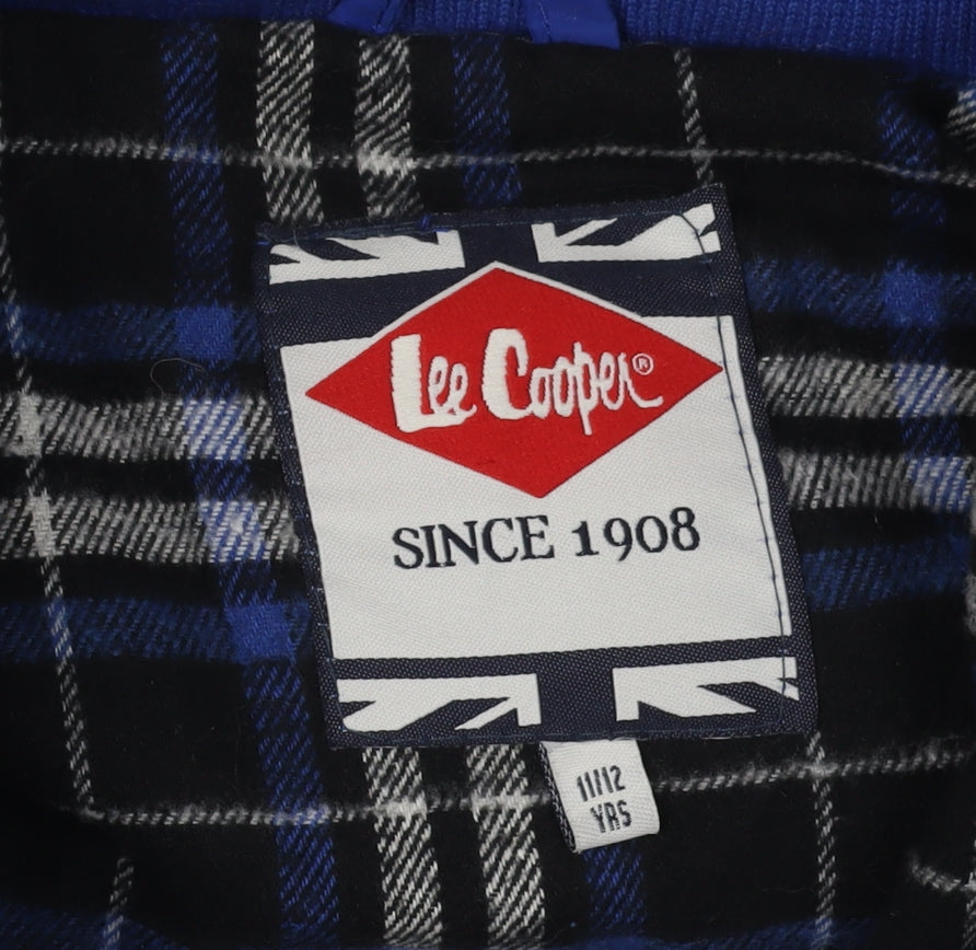 Lee Cooper Boys' Blue Hooded Bodywarmer Jacket 11-12 Years