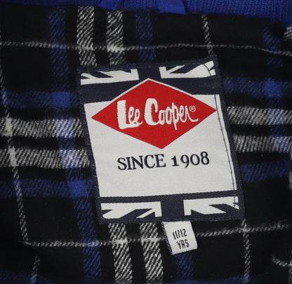 Lee Cooper Boys' Blue Hooded Bodywarmer Jacket 11-12 Years